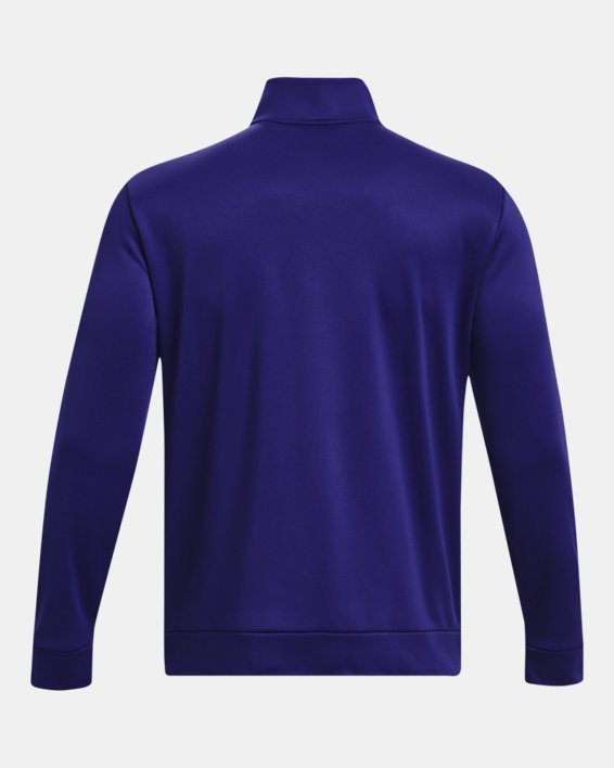 Men's Armour Fleece® ¼ Zip, Blue, pdpMainDesktop image number 5